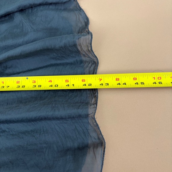 Gigi Moda Italy Gray Silk Midi Dress Minimalist Quiet Luxury Stretch One Size - Picture 10 of 11